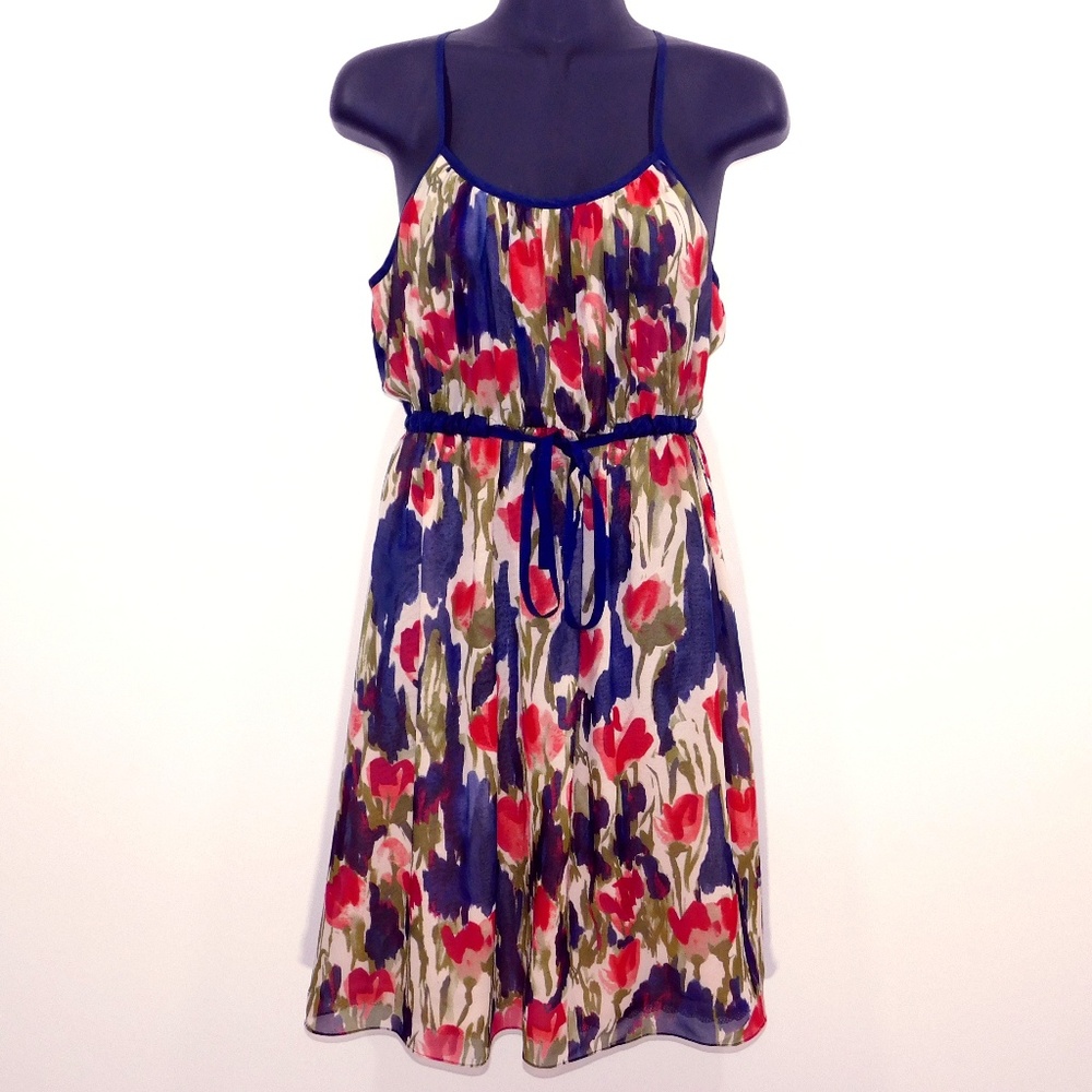 Moulinette Soeurs Pond Reflections Chiffon Dress